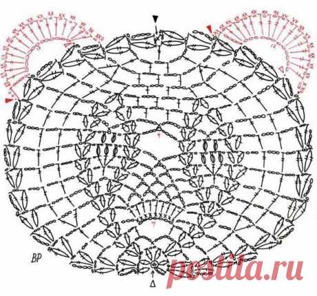 Мотив МИШКА крючком для отделки детских изделий