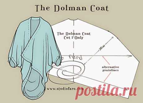 Pattern Puzzle - Dolman Пальто