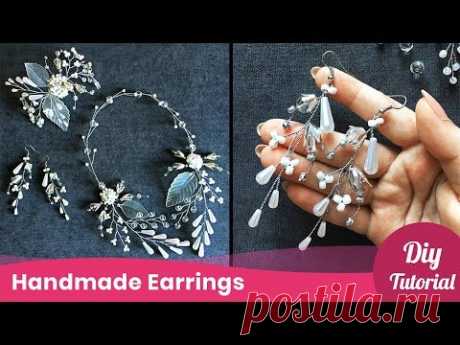 DIY Idea for Girls. Simple Earrings Tutorial. Jewelry Making