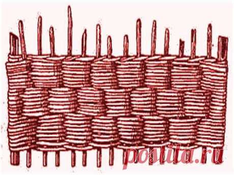 Плетение из газет - Квадратное плетение