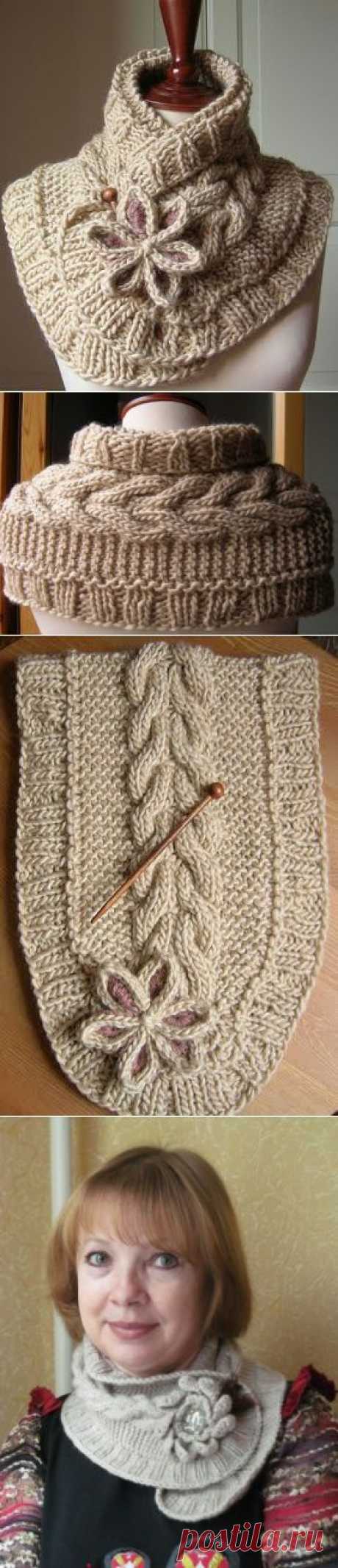 Шарфик (из интернета) / Вязание спицами / Вязание для женщин спицами. Схемы