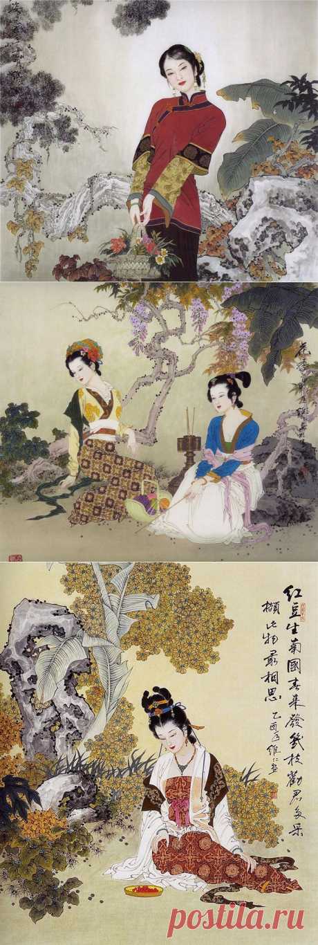 Чудесные картины китайского художника О Сян Рен.