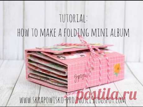Tutorial: How to create a folding mini album Step by step tutorial created for www.artworkshop.pl. You can visit me here: www.skrapowisko-proznosci.blogspot.com