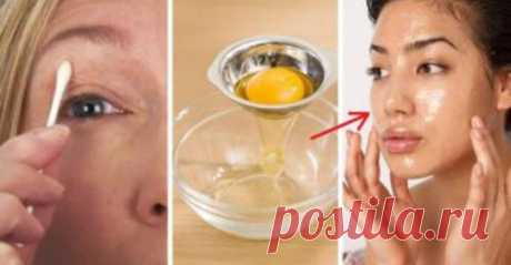 Как устранить морщины и подтянуть кожу с помощью яйца