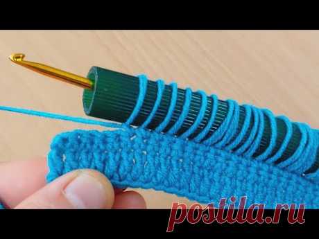 ✅️Flawless😲crochet knitting with super hose /hortumla yazlık örgü modeli