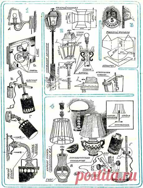 Светильники для дома и двора - Дизайн, интерьер - Сборник - Познавательный Интернет-журнал &quot;Умеха - мир самоделок&quot;