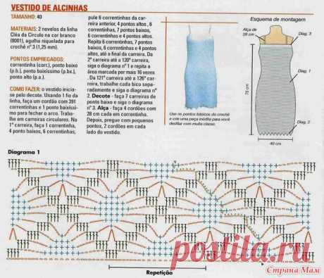 Вяжем крючком платье с паучками! - Вяжем вместе он-лайн - Страна Мам