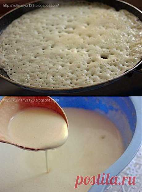 Заварные блины на молоке - рецепт с фотографиями