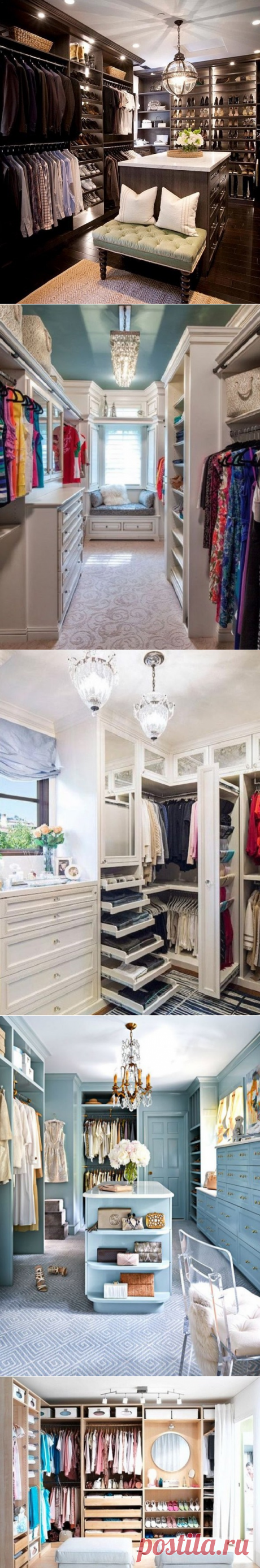 Как обустроить гардеробную: 21 идея для обычных и самых маленьких комнат — Копилочка полезных советов