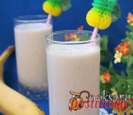 Молочный банановый коктейль фото рецепт приготовления