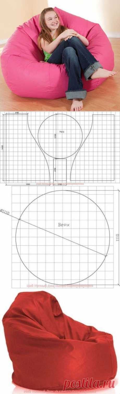 НАША СТРАНА МАСТЕРОВ: Кресло-мешок своими руками выкройки