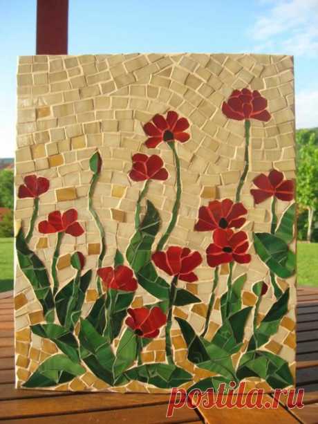 Mosaik basteln – Stein-Mosaik im Garten