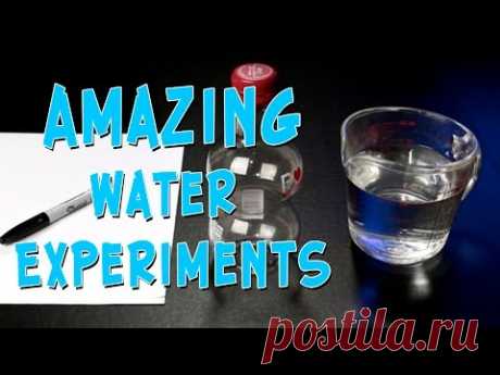 Amazing Experiments You Can Do At Home / Amazing Experiments with Water