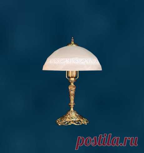 Настольная лампа в советском стиле «Фабио» – латунь/стекло купить по цене 11 460 руб. в Москве — интернет магазин chudo-magazin.ru