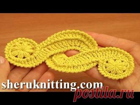 Crochet Freeform Motif Tutorial 16 Irish/Guipure Crochet Motif Free Pattern