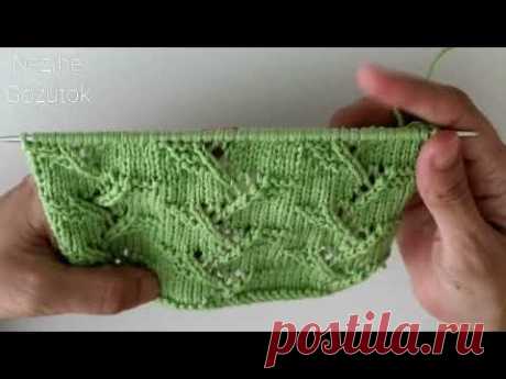dalında yaprak örgü modeli / crochet knitting