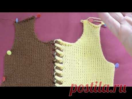 Como fazer costura com tranças em tricô à máquina