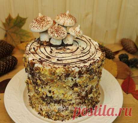 Сметанный торт «Трухлявый пень» | Pechemdoma.com