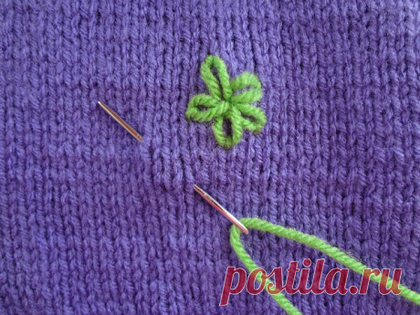 Fiber Flux: How To Embroider A Lazy Daisy