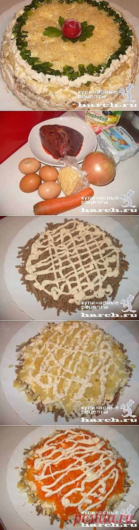 Торт из рубленой печенки “Ностальгия” | Харч.ру - рецепты для любителей вкусно поесть
