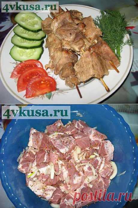 Мясо в духовке &quot;а-ля шашлык&quot;. Фоторецепт. | 4vkusa.ru