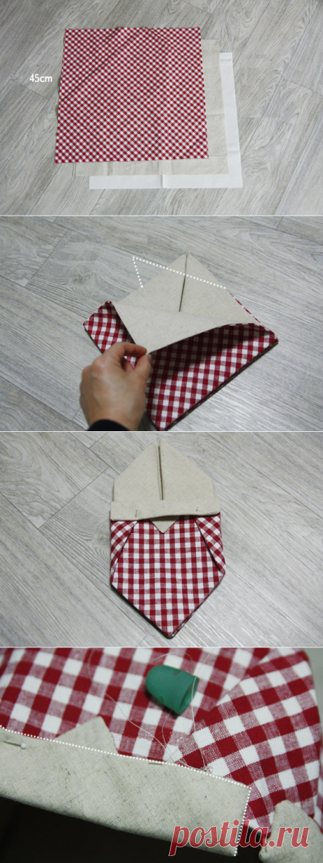 Fabric Origami Box Tutorial ~