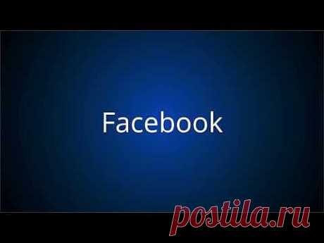 Видео Заставка Facebook - YouTube