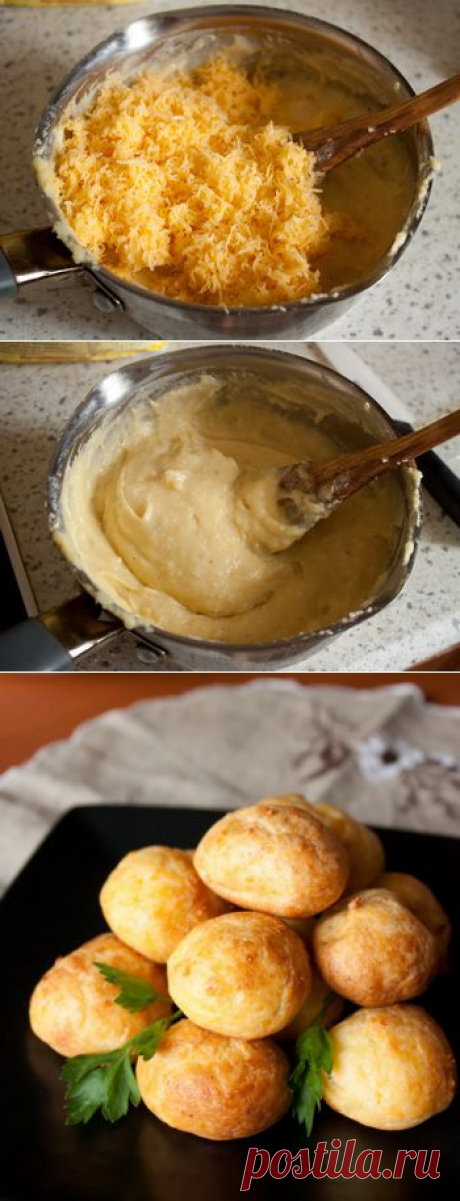 Сырные гужеры - Пошаговый рецепт с фото | Выпечка | Закуски | Вкусный блог - рецепты под настроение
