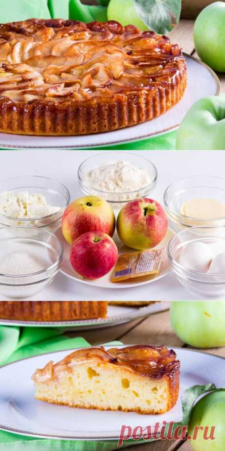 Творожный пирог с яблоками - пошаговый рецепт с фото - творожный пирог с яблоками - как готовить: ингредиенты, состав, время приготовления - Леди@Mail.Ru