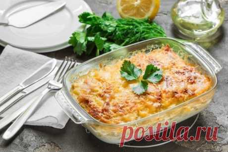 ​Картофельная запеканка с рыбой и сыром — Sloosh – кулинарные рецепты