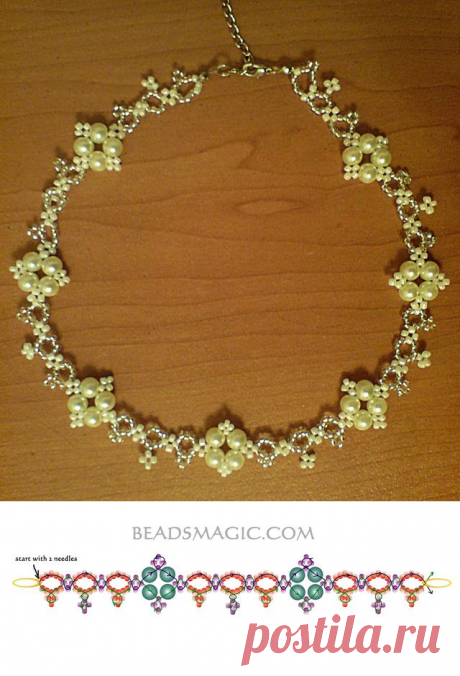 Free pattern for necklace Ivona | Beads Magic | Bloglovin’