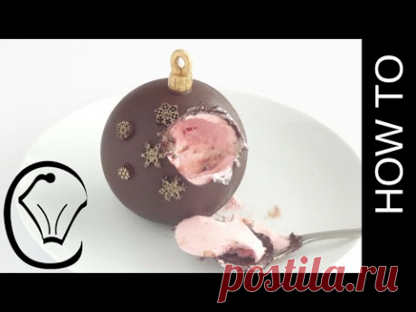 How To Make Mousse Filled Chocolate Christmas Baubles by Cupcake Savvy's Kitchen