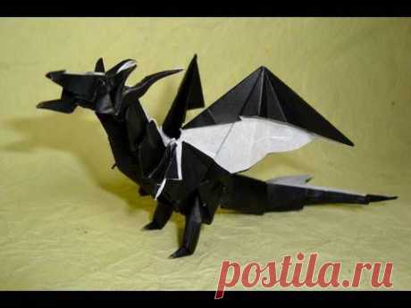 Оригами дракон – как сделать (онлайн обучение) -  бесплатно