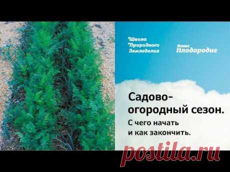 Садово-огородный сезон. С чего начать и как закончить