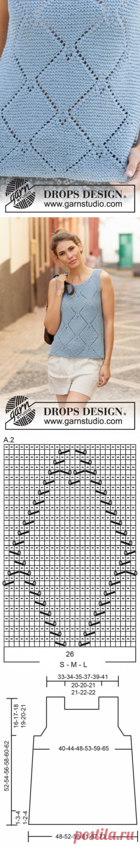 Sunny Island / DROPS 199-51 - Free knitting patterns by DROPS Design