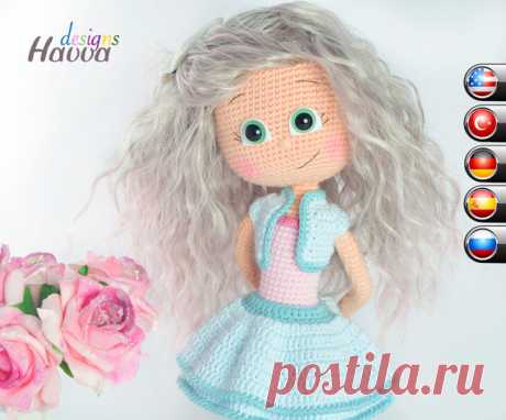 Reticolo Emily Doll di HavvaDesigns su Etsy