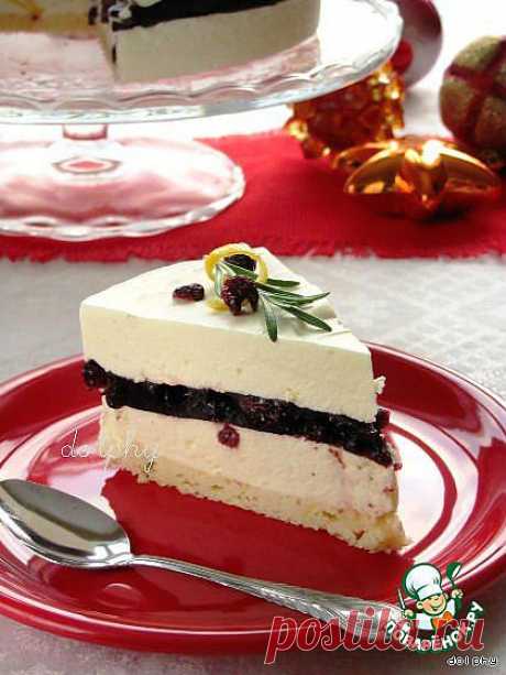 Торт-суфле с белым шоколадом и красным вином. Автор: dolphy