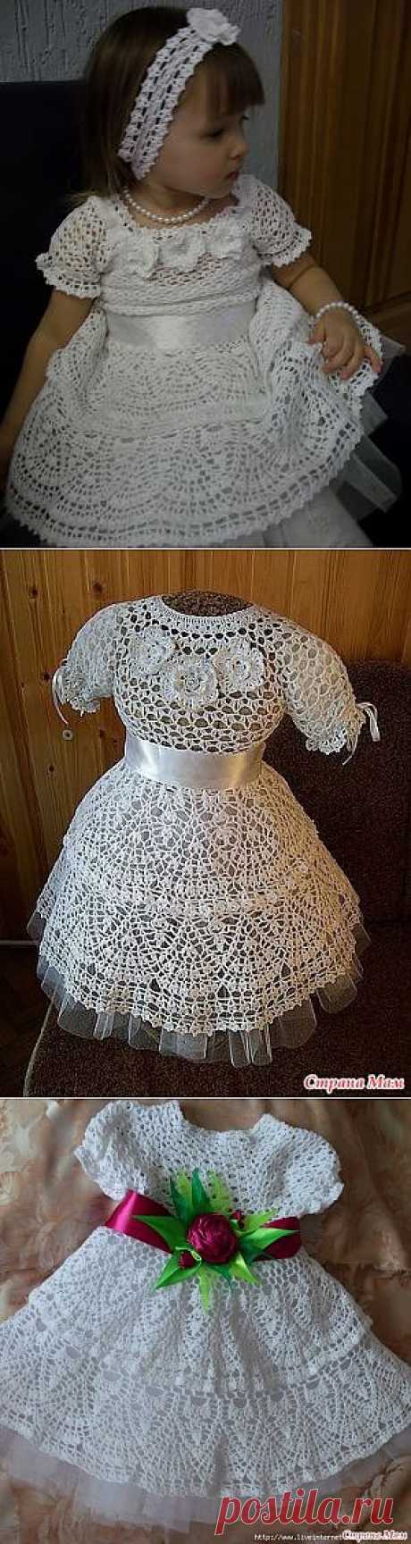 Платье Снежинка от p_tasha вяжут мастерицы онлайн.
