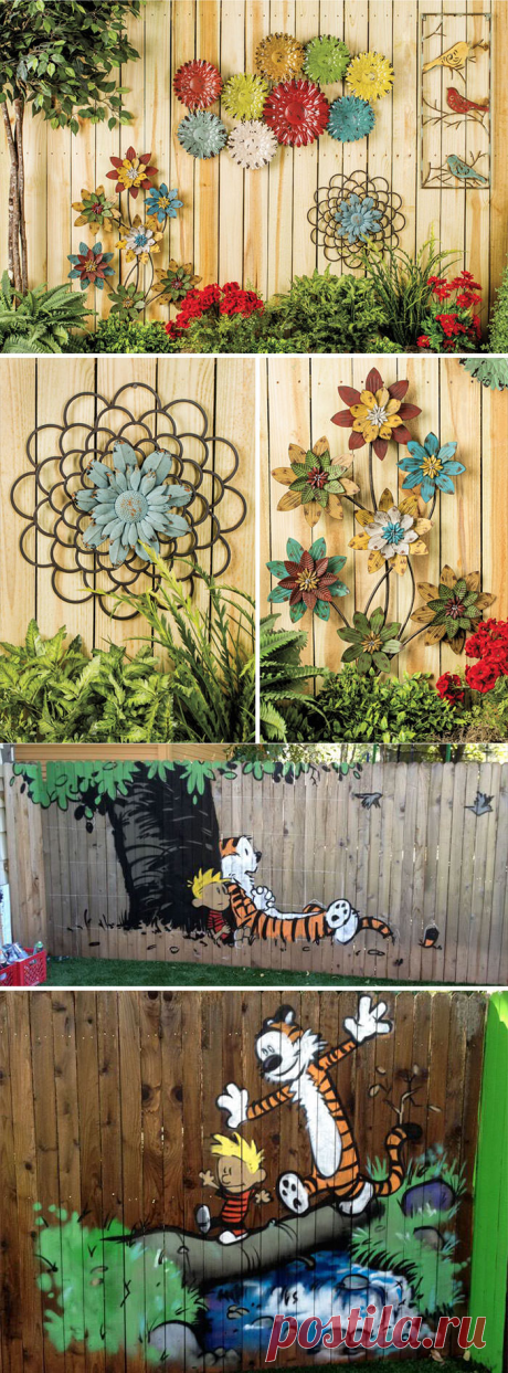 13 Garden Fence Decoration Ideas To Follow | Balcony Garden Web