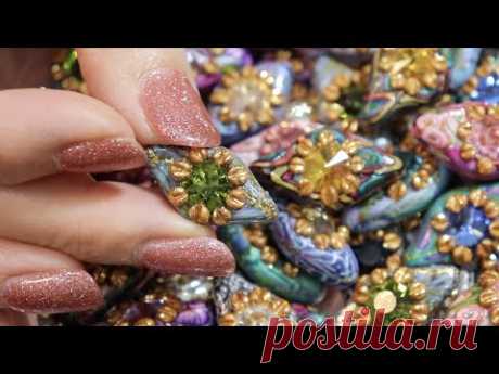 Diamondettes Easy To Create Beautiful Polymer  Clay Beads - YouTube