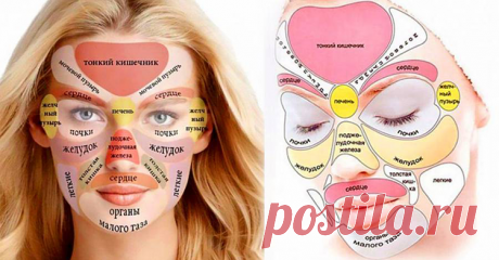 Китайская «карта лица» расскажет, что беспокоит твой организм — Здоровое Инфо