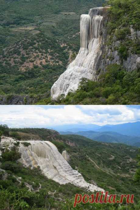 Природный феномен: Иерве эль Агуа - каменный водопад в Мексике - Другой мир