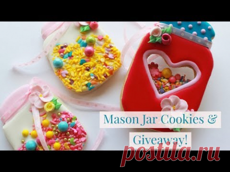 Mason Jar Sprinkle Cookies & Giveaway