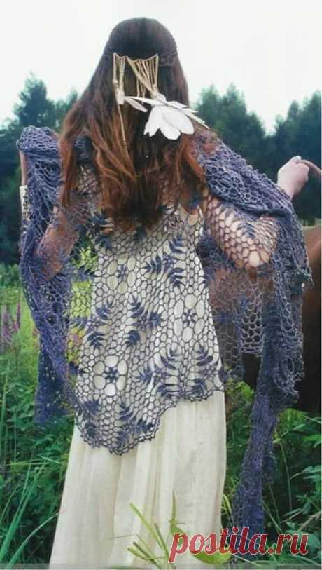 Irish crochet &: CROCHET SHAWL.