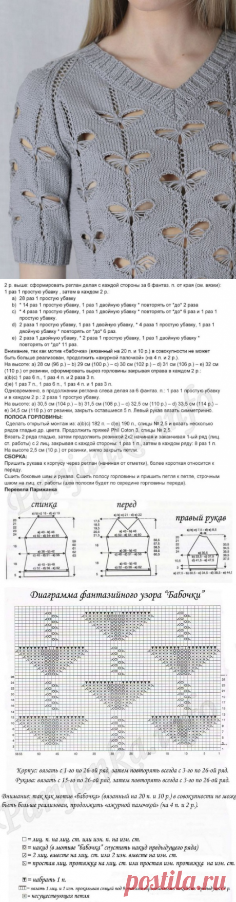 Кофта спицами 2018