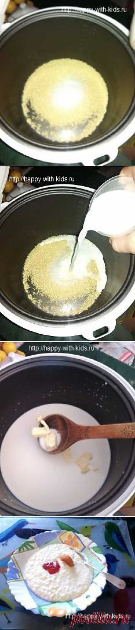 рецепты для мультиварок, готовим пшенную кашу, как приготовить пшенную кашу в мультиварке, пропорции | Счастливы с детьми
