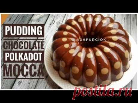 PUDDING POLKADOT - Resep dan Cara Membuat Pudding Polkadot Chocolate Mocca