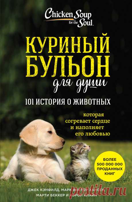 В детстве, когда вы болели, ваша бабушка давала вам куриный бульон. Сегодня питание и забота нужны вашей душе. Маленькие истории из «Куриного бульона» исцелят душевные раны и укрепят дух, дадут вашим мечтам новые крылья и откроют секрет самого большого счастья – счастья делиться и любить.

Что придумал пес, который жил в доме с десятью детьми. Кошка пять раз заходила в горящий дом, чтобы спасти своих котят. Каким даром обладал трехлапый гепард. Как маленькая девочка с волком дружила.