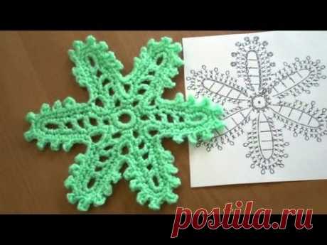 Мотив Снежинка - The motif Snowflake