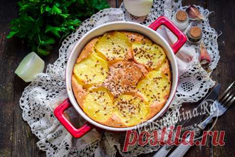 Пирог с картошкой в духовке, рецепт быстро и вкусно